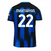 Pánský Fotbalový dres Inter Milan Henrikh Mkhitaryan #22 2023-24 Domácí Krátký Rukáv